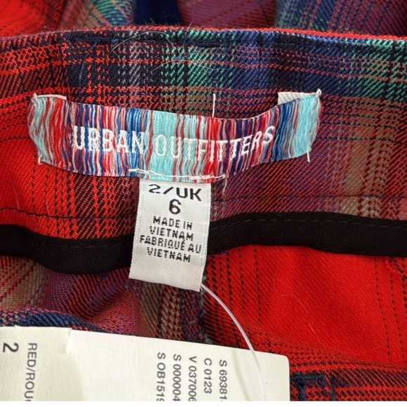 NEW | Urban Outfitters | Women’s Avril Trouser Plaid Pants Size 2 - Picture 10 of 13